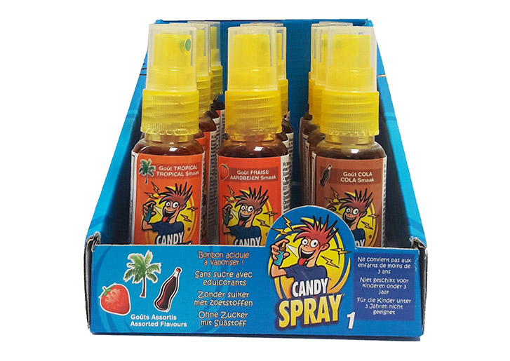 Candy Spray 2, bonbon acidulé à vaporiser, bonbon spray acidulé